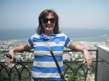 Vista maravilhosa da cidade de Haifa
