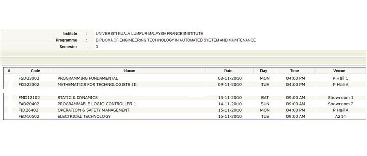 jadual