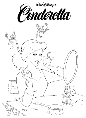 Free Cinderella Coloring Pages Free Cinderella Coloring Pages