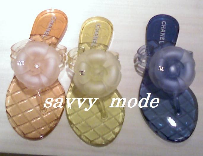 chanel jelly flip flops
