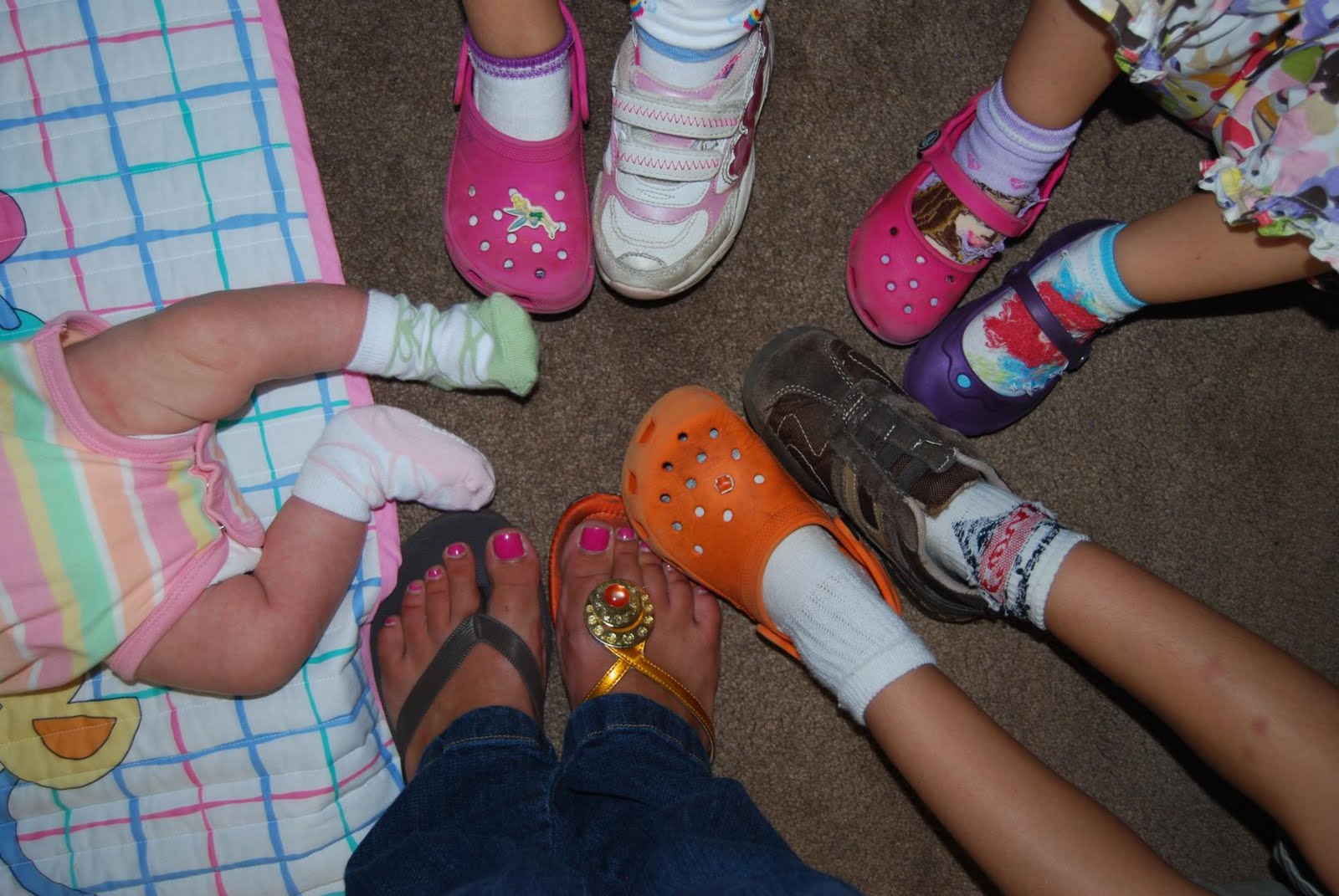 Tinney Family Happenings Crazy Socks and Shoes