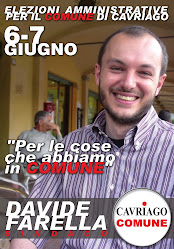 il CANDIDATO SINDACO di CAVRIAGO COMUNE alle AMMINISTRATIVE 2009: DAVIDE FARELLA