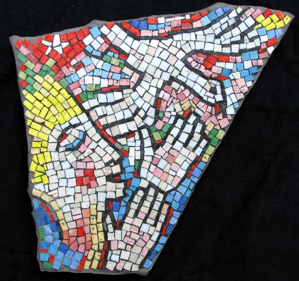GLASS PAINTING MADE EASY. Glass Mosaic Using Grout
