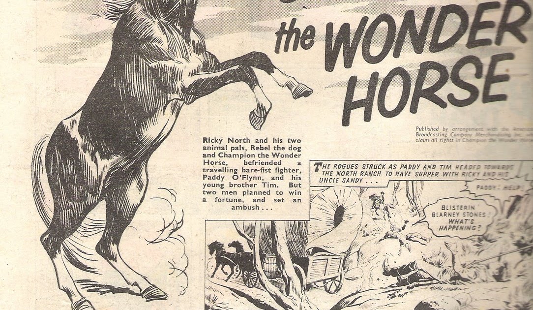 Peter Gray's Comics and Art CHAMPION!! the wonder horse...CHAMPION