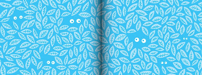 blue jungle endpapers