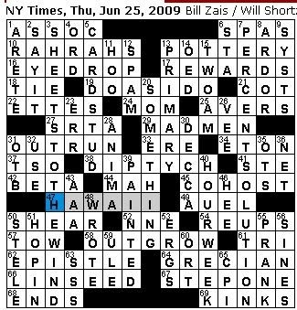 Spirited Crossword