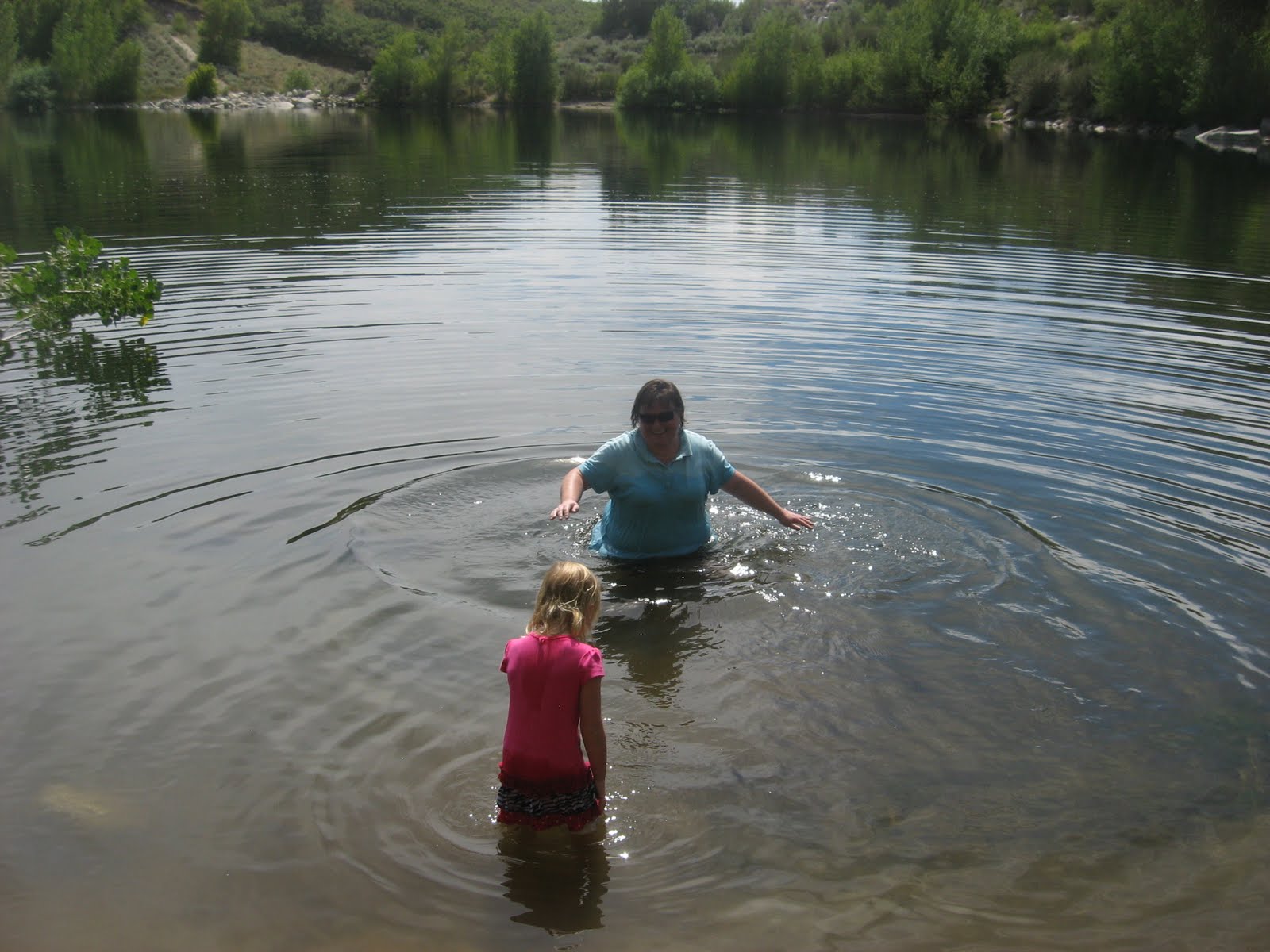 Auntie Amy Hiking, A Dare, & A Dip In The Lake