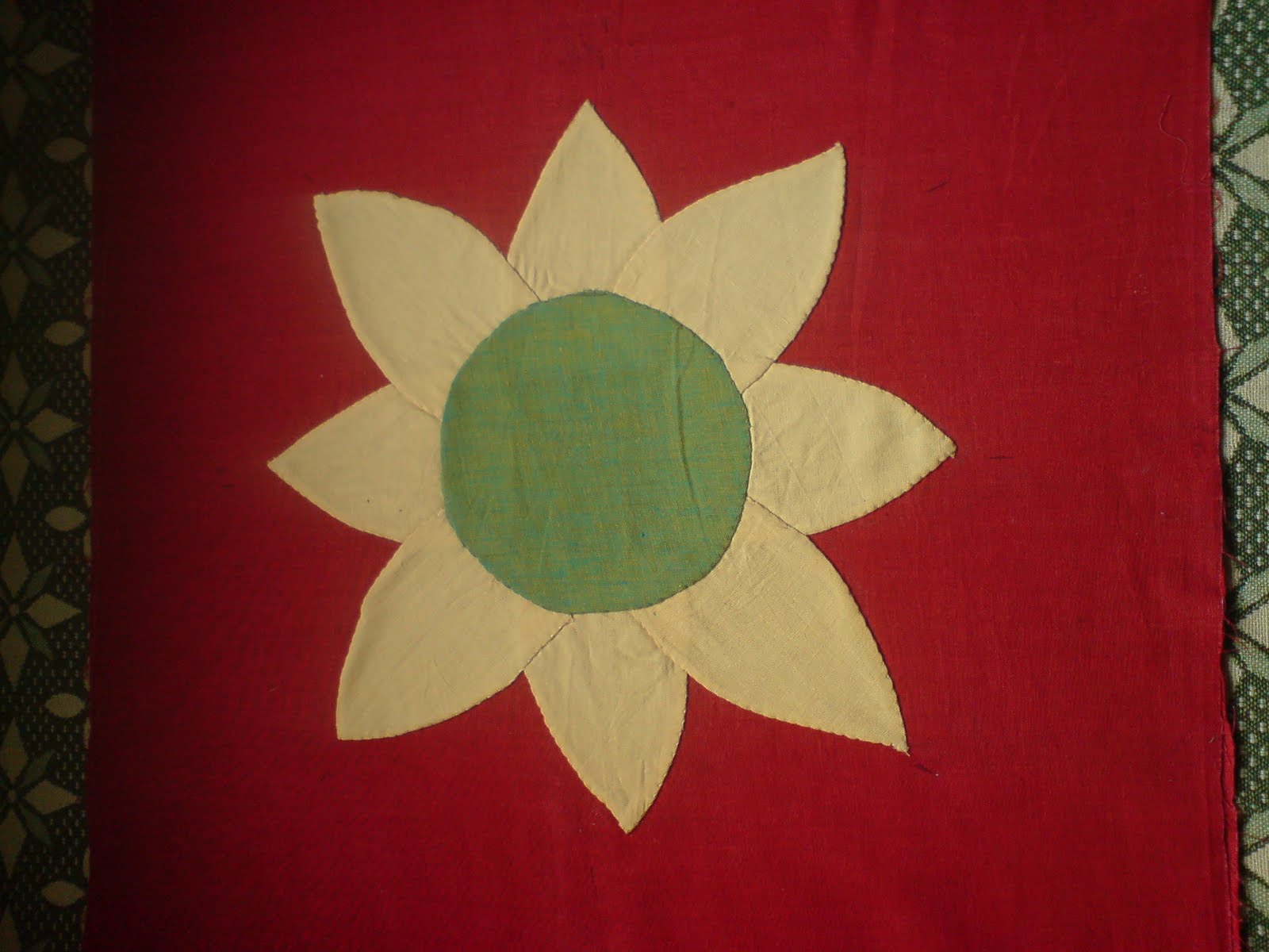 Flora's Colors Applique work