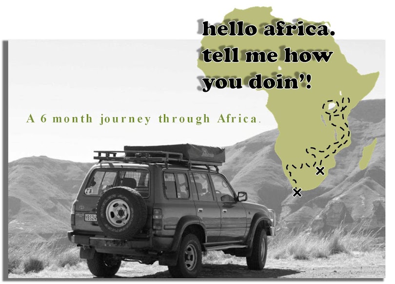 Hello Africa. Tell Me How You Doin'