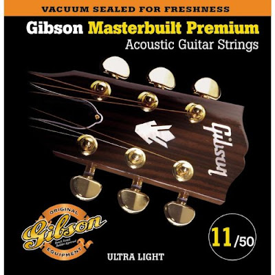 Gibson SAG-MB11 Masterbuilt Premium Phosphor Bronze Acoustic Guitar Strings.