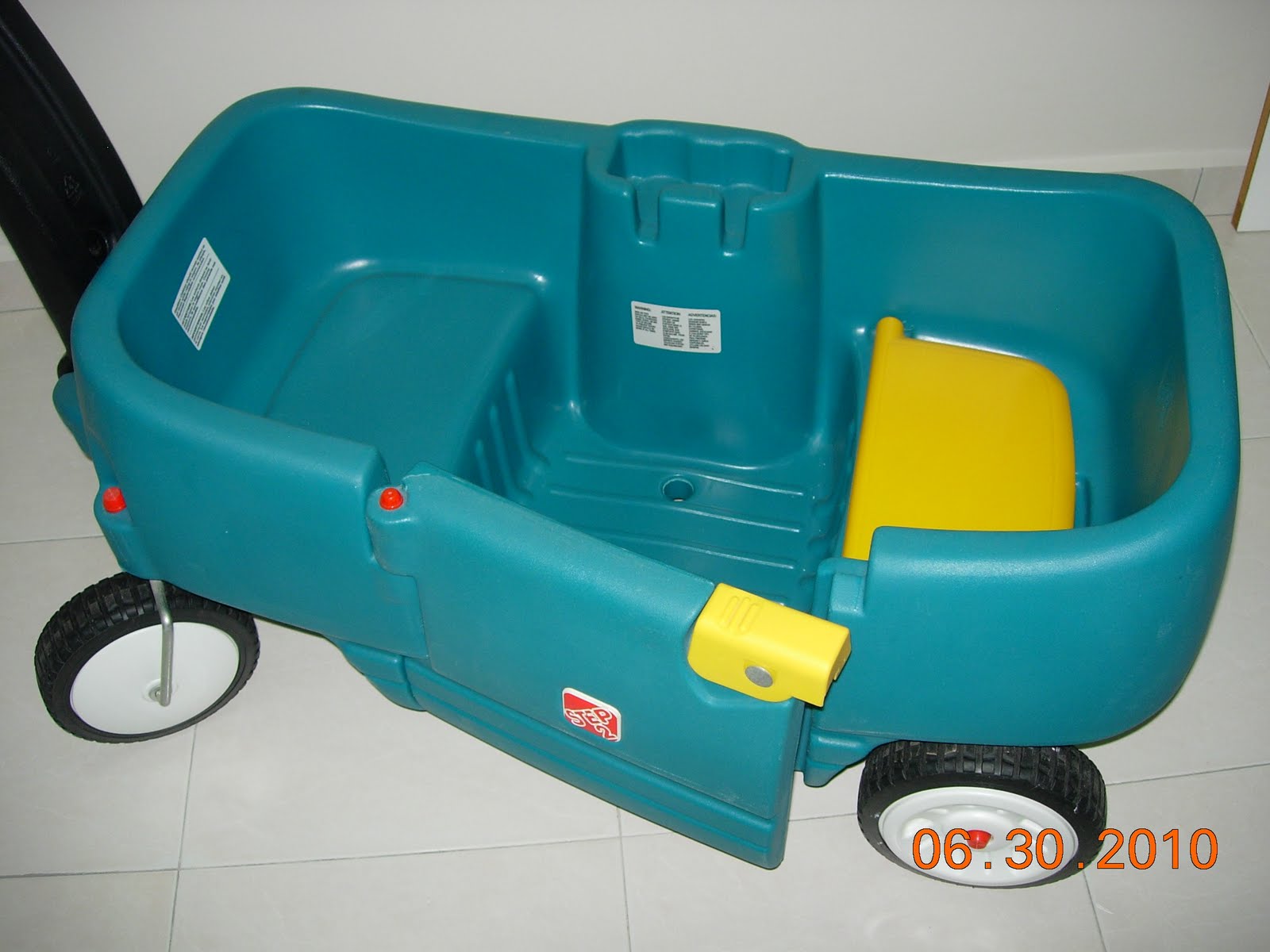 step2 wagon for two plus blue