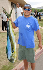 Rodney with the mahi