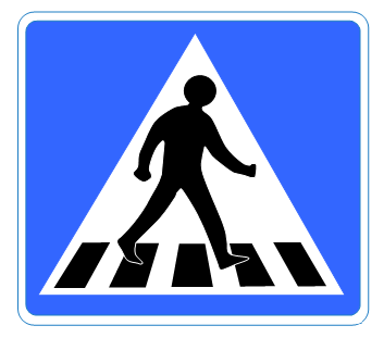 Signage improvements: Traffic calming, warning of pedestrians | glob on