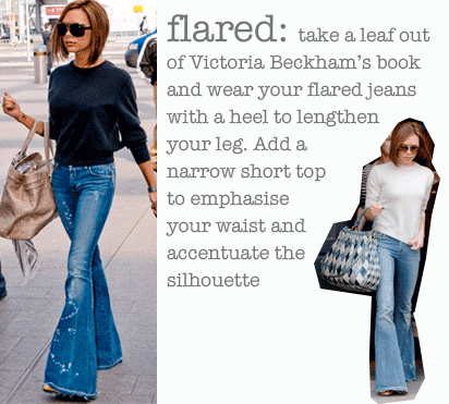 shirts to wear with flare jeans