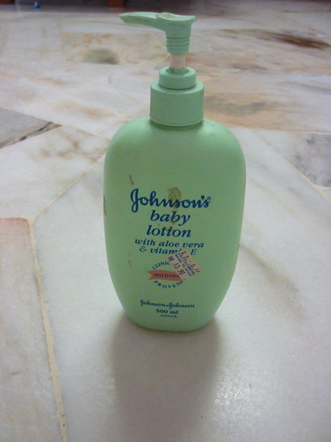 johnson's green lotion