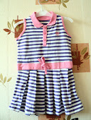 Stripy jersey dress-SOLD-