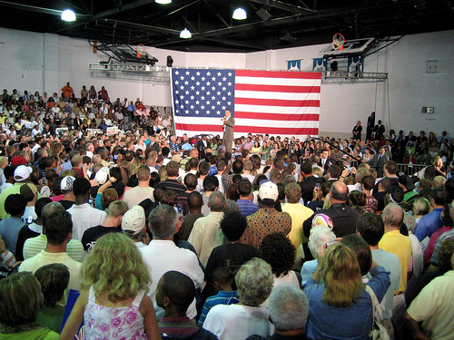 Future President Barack Obama at S.C. Rally