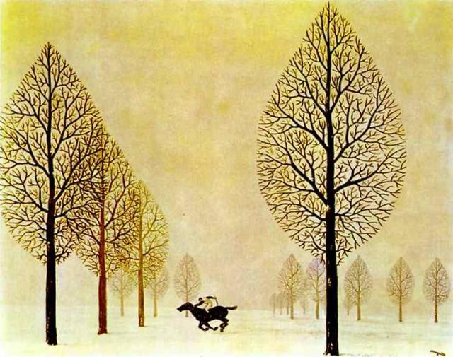 René Magritte, Le jockey perdu
