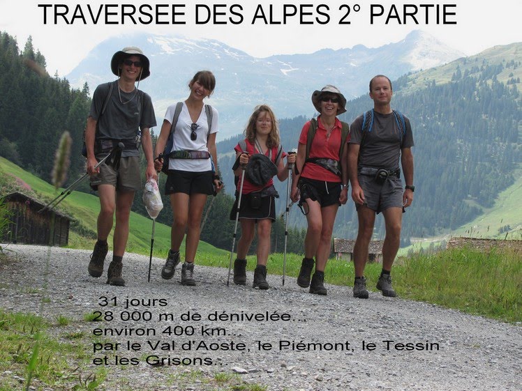 Traversée des Alpes en famille MUL (2° partie)