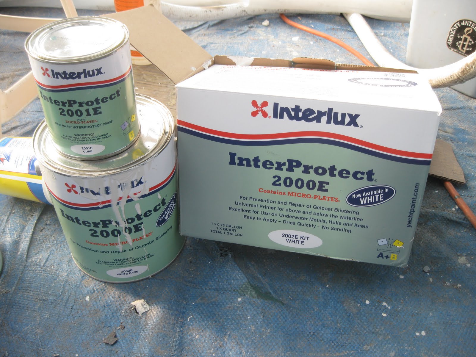 Mercator 30 Mark II Barrier Coat bottom paint and all new through hulls