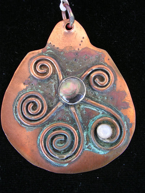 Celtic Copper Pendant