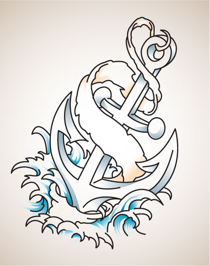 yelkenli apa ipa pa d vmesi d vme d vmeleri anchor tattoo sailing boat
