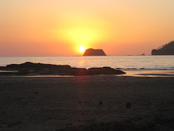 Sunset over Carrillo beach on our way to Samara