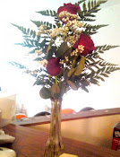 The beautiful roses steven gave me the night we got engaged