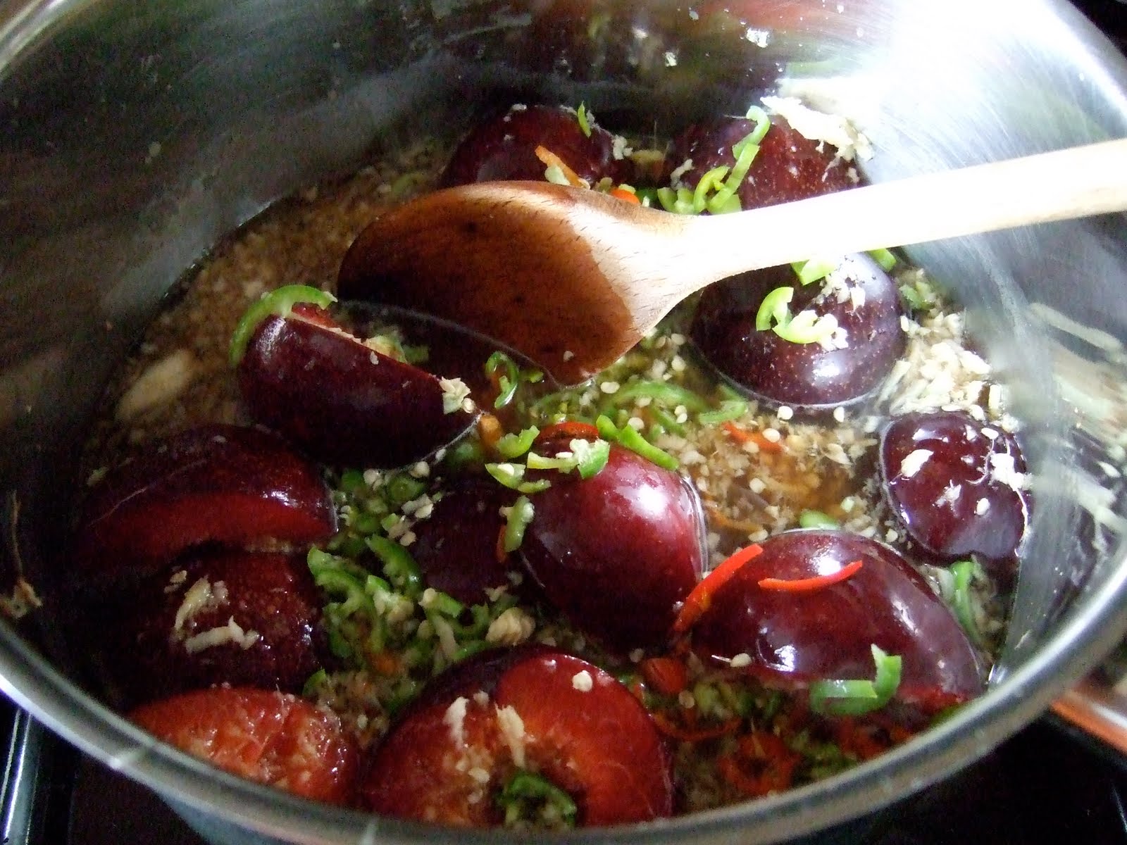 The KnitNurse Chronicles Plum and chilli jam