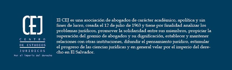 Centro de Estudios Jurídicos. "Por el Imperio del Derecho"