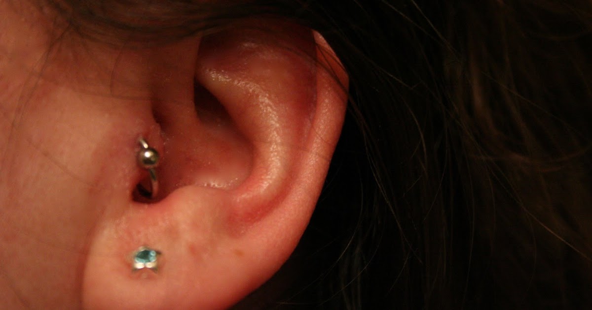 Helen's Craftastic blog My Tragus Piercing Might Be Migrating or