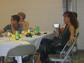 Janice filming the ceremony.