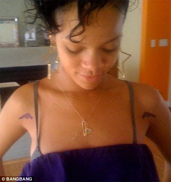 rihanna tattoos arabic. Learn About Rihanna#39;s Tattoos