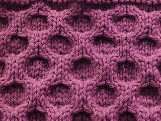  Aran honeycomb stitch , knitting stitches