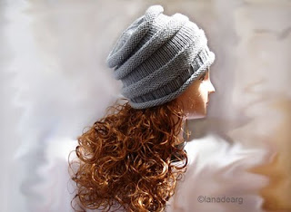 Knitting pattern in PDF beanie hat