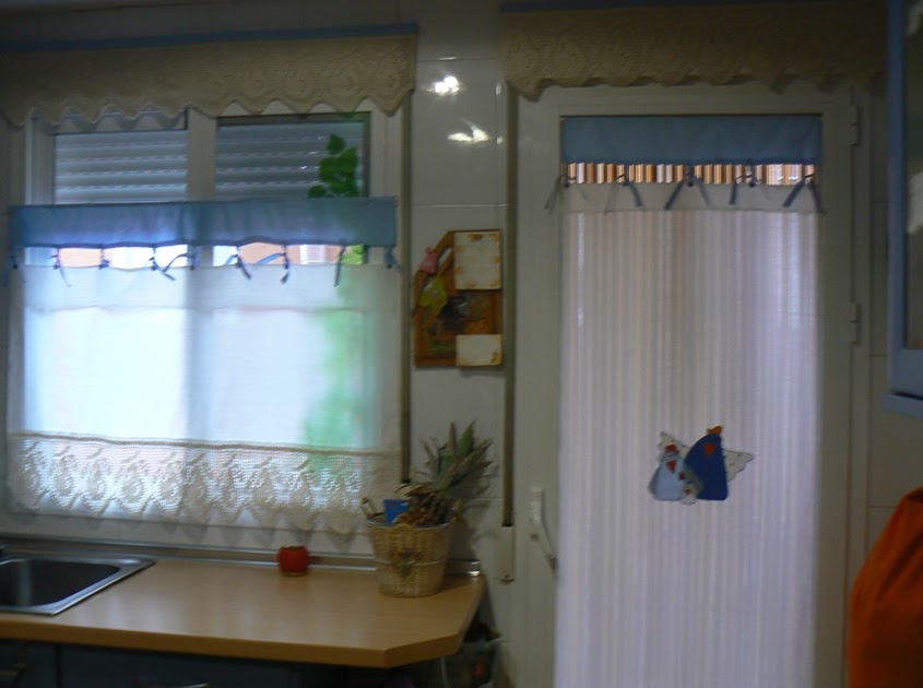 la ventana a mi mundo: Cortinas para la cocina.