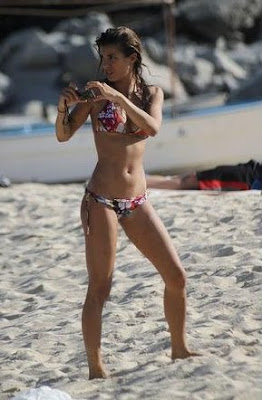 Elisabetta Canalis Inside a Bikini In Mexico