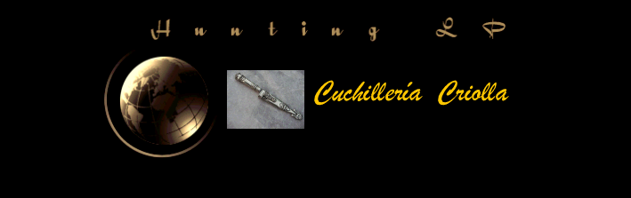 Hunting LP -  Cuchilleria Criolla Handmade knives Criollos Artisan knives