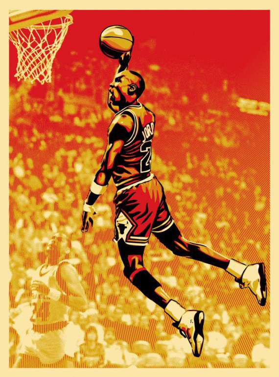 F.S. Michael Jordan Paintings