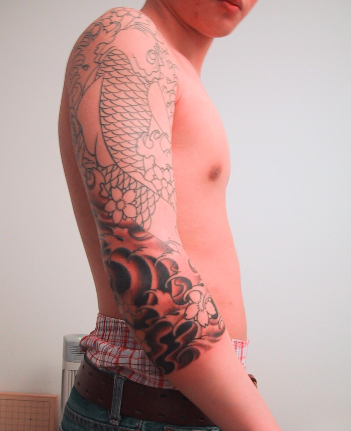 Samurai+tattoo+sleeve