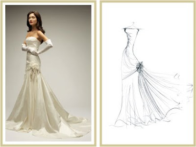 Dress Model Templates on Blabber Bride  A Sketch Of Your Wedding Dress