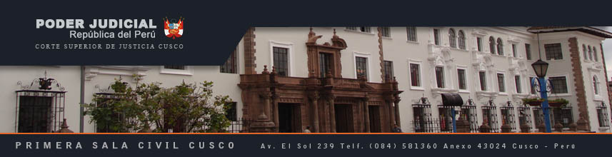 Primera Sala Civil Cusco
