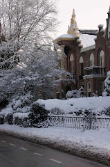 Ons huis in de sneeuw