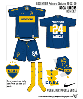 The Boca Juniors 105th anniversary kit. You just can't miss the Swedish flag
