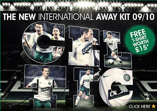 Football teams shirt and kits fan: Celtic FC 2009/10 Away kits