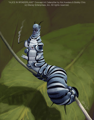alice in wonderland caterpillar cartoon. Here#39;s a caterpillar that