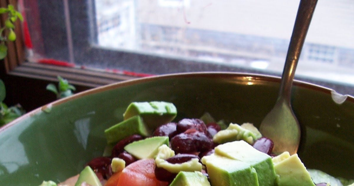 Yeah, That "Vegan" Shit Buttery Kidney Bean and Avocado Salad