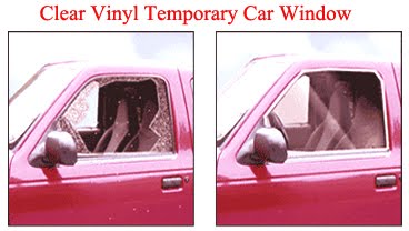 Temporary Car Window Replacements $20