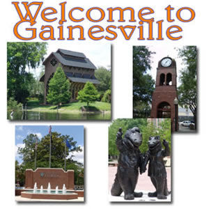 Gainesville, behind closed