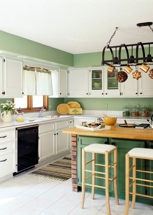 Green Kitchen Paint